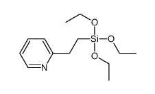 triethoxy(2-pyridin-2-ylethyl)silane Structure