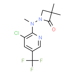 1-[[3-CHLORO-5-(TRIFLUOROMETHYL)-2-PYRIDINYL](METHYL)AMINO]-3,3-DIMETHYL-2-AZETANONE picture