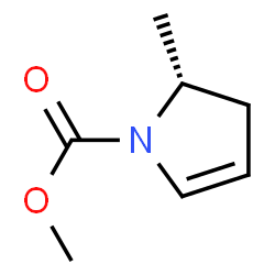 1H-Pyrrole-1-carboxylicacid,2,3-dihydro-2-methyl-,methylester,(2R)-(9CI) structure