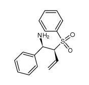 (1R,2S)-1-phenyl-2-(phenylsulfonyl)but-3-en-1-amine Structure