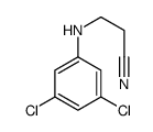 3-(3,5-dichloroanilino)propanenitrile结构式