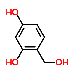 2,4-Dihydroxybenzyl alcohol Structure