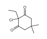 2-ethyl-2-chlorodimedone Structure