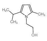 1H-Pyrrole-1-ethanol,2-methyl-5-(1-methylethyl)-(9CI) Structure