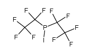 Bis(pentafluoraethyl)-jodphosphan结构式