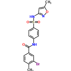 3-Bromo-4-methyl-N-{4-[(5-methyl-1,2-oxazol-3-yl)sulfamoyl]phenyl}benzamide Structure