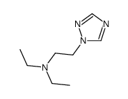 N,N-Diethyl-1H-1,2,4-triazole-1-ethanamine结构式