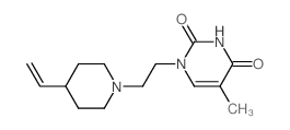 1-[2-(4-ethenylpyridin-1-yl)ethyl]-5-methyl-pyrimidine-2,4-dione picture