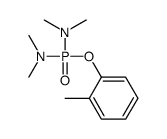 N-[dimethylamino-(2-methylphenoxy)phosphoryl]-N-methylmethanamine结构式