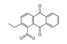 2-ethyl-1-nitroanthracene-9,10-dione结构式