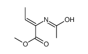 methyl 2-acetamidobut-2-enoate结构式