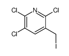 2,3,6-trichloro-5-iodomethyl-pyridine结构式