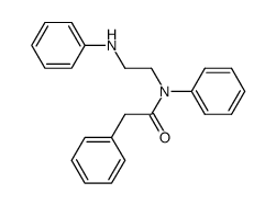 N-(2-anilinoethyl)phenylacetanilide结构式