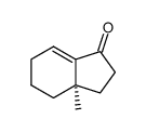 1H-Inden-1-one,2,3,3a,4,5,6-hexahydro-3a-methyl-,(3aR)-(9CI)结构式