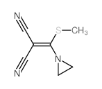 Propanedinitrile,[1-aziridinyl(methylthio)methylene]- (9CI)结构式