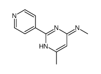 N,6-dimethyl-2-pyridin-4-ylpyrimidin-4-amine Structure