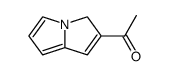 Ethanone, 1-(3H-pyrrolizin-2-yl)- (9CI) structure