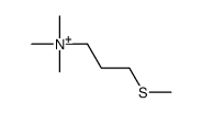 Trimethyl[3-(methylthio)propyl]ammonium(1+)结构式