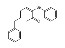 7-phenyl-3-phenylselanylhept-3-en-2-one Structure