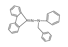 N-Benzyl-N'-fluoren-9-ylidene-N-phenyl-hydrazine结构式