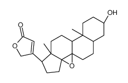 8β,14β-Epoxy-3β-hydroxy-5β-card-20(22)-enolide structure