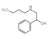 2-butylamino-1-phenyl-ethanol结构式