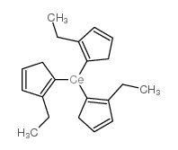 TRIS(ETHYLCYCLOPENTADIENYL)CERIUM structure