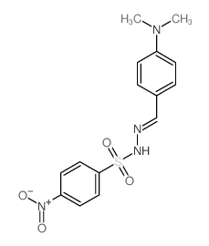 N-[(4-dimethylaminophenyl)methylideneamino]-4-nitro-benzenesulfonamide picture