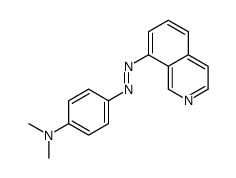 4-(isoquinolin-8-yldiazenyl)-N,N-dimethylaniline Structure