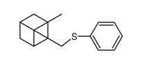 6,6-dimethyl-4-(phenylsulfanylmethyl)bicyclo[3.1.1]heptane结构式