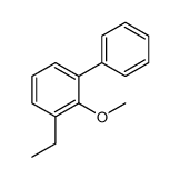 1,1-Biphenyl,3-ethyl-2-methoxy-(9CI) structure