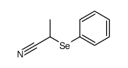 2-phenylselanylpropanenitrile Structure