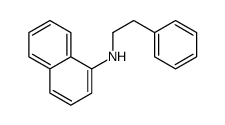 N-(2-phenylethyl)naphthalen-1-amine Structure