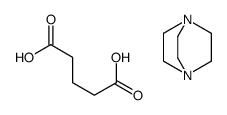 1,4-diazabicyclo[2.2.2]octane,pentanedioic acid结构式