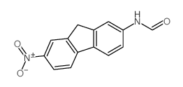 N-(7-nitro-9H-fluoren-2-yl)formamide structure