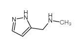 N-Methyl-1-(1H-pyrazol-3-yl)methanamine structure