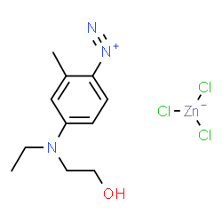 4-[ethyl(2-hydroxyethyl)amino]-2-methylbenzenediazonium trichlorozincate picture