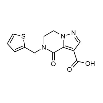 4-氧代-5-(噻吩-2-基甲基)-6,7-二氢吡唑并[1,5-a]吡嗪-3-羧酸图片