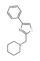 1-[(4-phenyl-1,3-thiazol-2-yl)methyl]piperidine picture