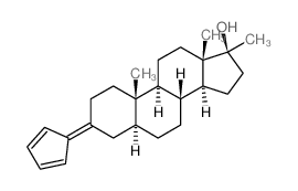 (5S,8R,9S,10S,13S,14S,17S)-3-(1-cyclopenta-2,4-dienylidene)-10,13,17-trimethyl-2,4,5,6,7,8,9,11,12,14,15,16-dodecahydro-1H-cyclopenta[a]phenanthren-17-ol picture