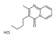 3-butyl-2-methylpyrido[1,2-a]pyrimidin-4-one,hydrochloride结构式