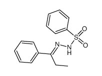 propiophenone benzenesulfonylhydrazone Structure