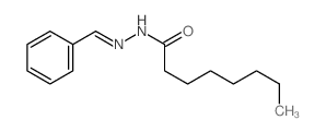 N-(benzylideneamino)octanamide结构式