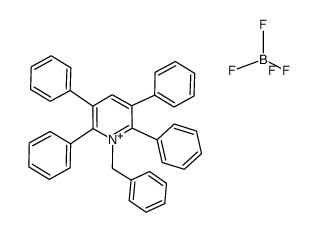 1-benzyl-2,3,5,6-tetraphenylpiridinium BF4(-) Structure