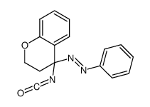 (4-isocyanato-2,3-dihydrochromen-4-yl)-phenyldiazene Structure