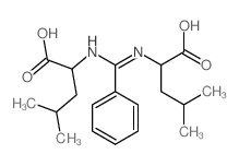 (2S)-2-[[N-[(1S)-1-carboxy-3-methyl-butyl]-C-phenyl-carbonimidoyl]amino]-4-methyl-pentanoic acid Structure