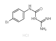 1-Amidino-3-(p-bromophenyl)urea hydrochloride结构式