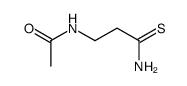 N-(3-amino-3-thioxopropyl)acetamide结构式