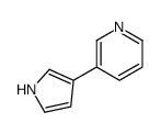 3-(1H-pyrrol-3-yl)pyridine structure