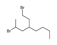 2-bromo-4-(2-bromoethyl)octane结构式